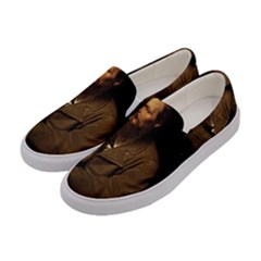 Fyodor Dostoyevsky Women s Canvas Slip Ons by Valentinaart