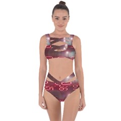 Numbers Game Bandaged Up Bikini Set 