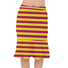 Red & Yellow Stripesi Mermaid Skirt by norastpatrick