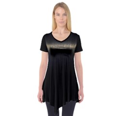  Black Lite!  Short Sleeve Tunic  by norastpatrick