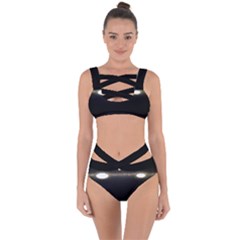  Black Lite!  Bandaged Up Bikini Set 