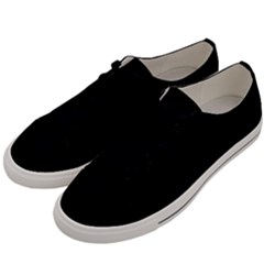  Black Lite!  Men s Low Top Canvas Sneakers by norastpatrick