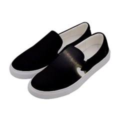  Black Lite!  Women s Canvas Slip Ons