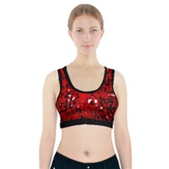  U Broke My Heart Sports Bra With Pocket by norastpatrick