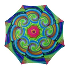 Rainbow Twist Golf Umbrellas by norastpatrick