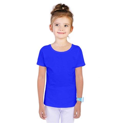 Blue! Blue! Blue! Kids  One Piece Tee by norastpatrick