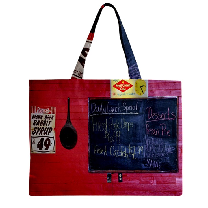 Country Store   Zipper Mini Tote Bag