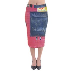 Country Store   Velvet Midi Pencil Skirt by norastpatrick