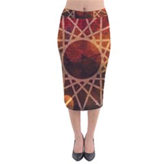 World Spice! Velvet Midi Pencil Skirt by norastpatrick