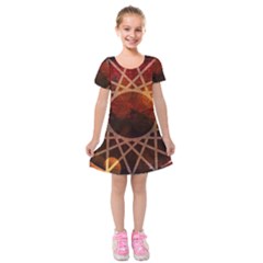 World Spice! Kids  Short Sleeve Velvet Dress by norastpatrick