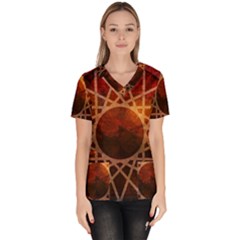 World Spice! Scrub Top by norastpatrick