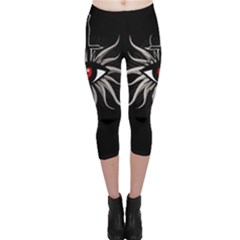 Inquisition Symbol Capri Leggings  by Valentinaart