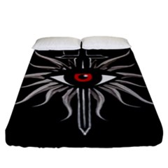 Inquisition Symbol Fitted Sheet (king Size) by Valentinaart