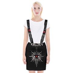 Inquisition Symbol Braces Suspender Skirt by Valentinaart