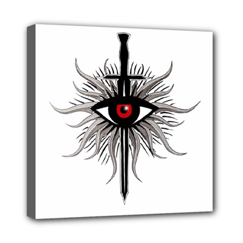 Inquisition Symbol Mini Canvas 8  X 8  by Valentinaart