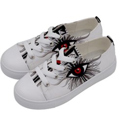 Inquisition Symbol Kids  Low Top Canvas Sneakers by Valentinaart