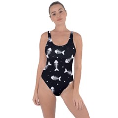 Fish Bones Pattern Bring Sexy Back Swimsuit