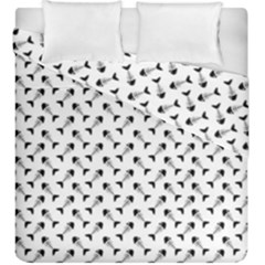 Fish Bones Pattern Duvet Cover Double Side (king Size)