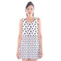 Fish bones pattern Scoop Neck Skater Dress View1