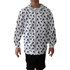 Fish Bones Pattern Hooded Wind Breaker (kids)