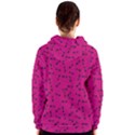 Fish bones pattern Women s Zipper Hoodie View2