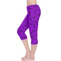 Fish bones pattern Capri Leggings  View3