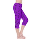 Fish bones pattern Capri Leggings  View4