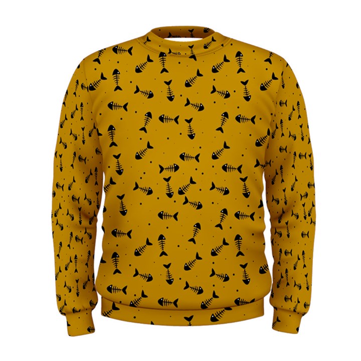 Fish bones pattern Men s Sweatshirt