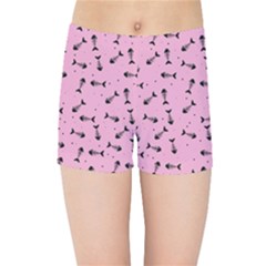 Fish Bones Pattern Kids Sports Shorts