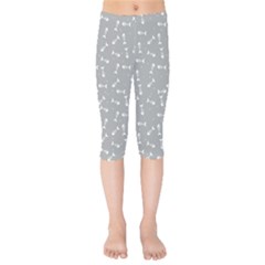 Fish Bones Pattern Kids  Capri Leggings 