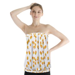 Candy Corn Strapless Top by Valentinaart