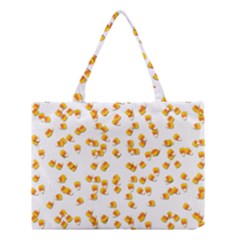 Candy Corn Medium Tote Bag by Valentinaart