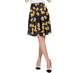 Candy Corn A-line Skirt by Valentinaart