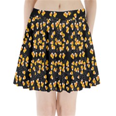 Candy Corn Pleated Mini Skirt by Valentinaart