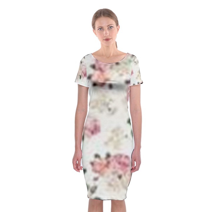 Downloadv Classic Short Sleeve Midi Dress