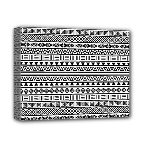 Aztec Influence Pattern Deluxe Canvas 14  X 11  by ValentinaDesign