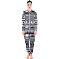 Aztec Influence Pattern Onepiece Jumpsuit (ladies) 