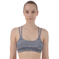 Aztec Influence Pattern Line Them Up Sports Bra