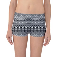 Aztec Influence Pattern Boyleg Bikini Bottoms by ValentinaDesign