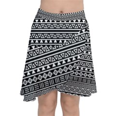 Aztec Influence Pattern Chiffon Wrap