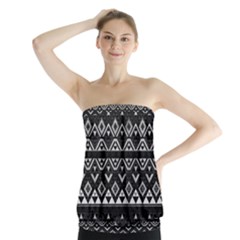 Aztec Influence Pattern Strapless Top by ValentinaDesign