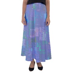 Abstract Art Flared Maxi Skirt