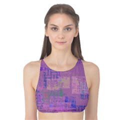 Abstract Art Tank Bikini Top by ValentinaDesign