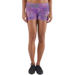 Abstract Art Yoga Shorts