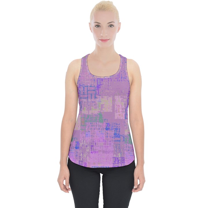 Abstract art Piece Up Tank Top