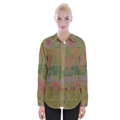 Abstract Art Womens Long Sleeve Shirt