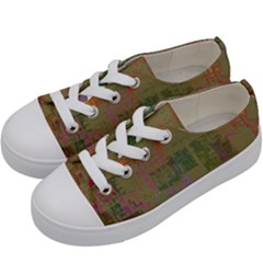 Abstract Art Kids  Low Top Canvas Sneakers