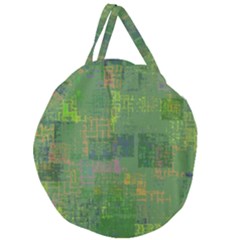 Abstract Art Giant Round Zipper Tote