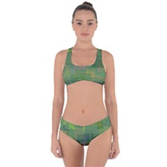 Abstract Art Criss Cross Bikini Set