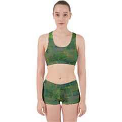 Abstract Art Work It Out Sports Bra Set